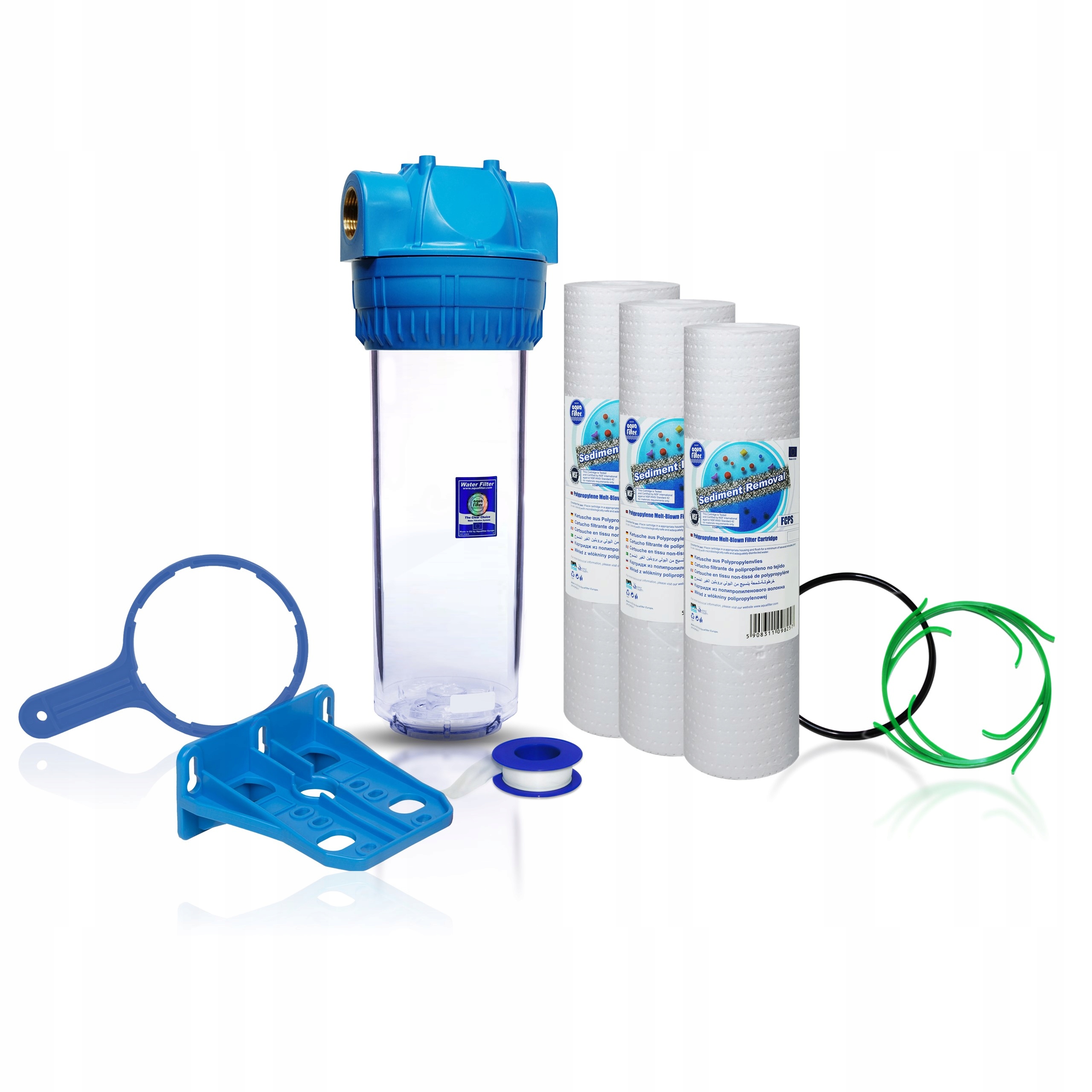 Filtr do wody 3/4 korpus narurowy wkład piankowy