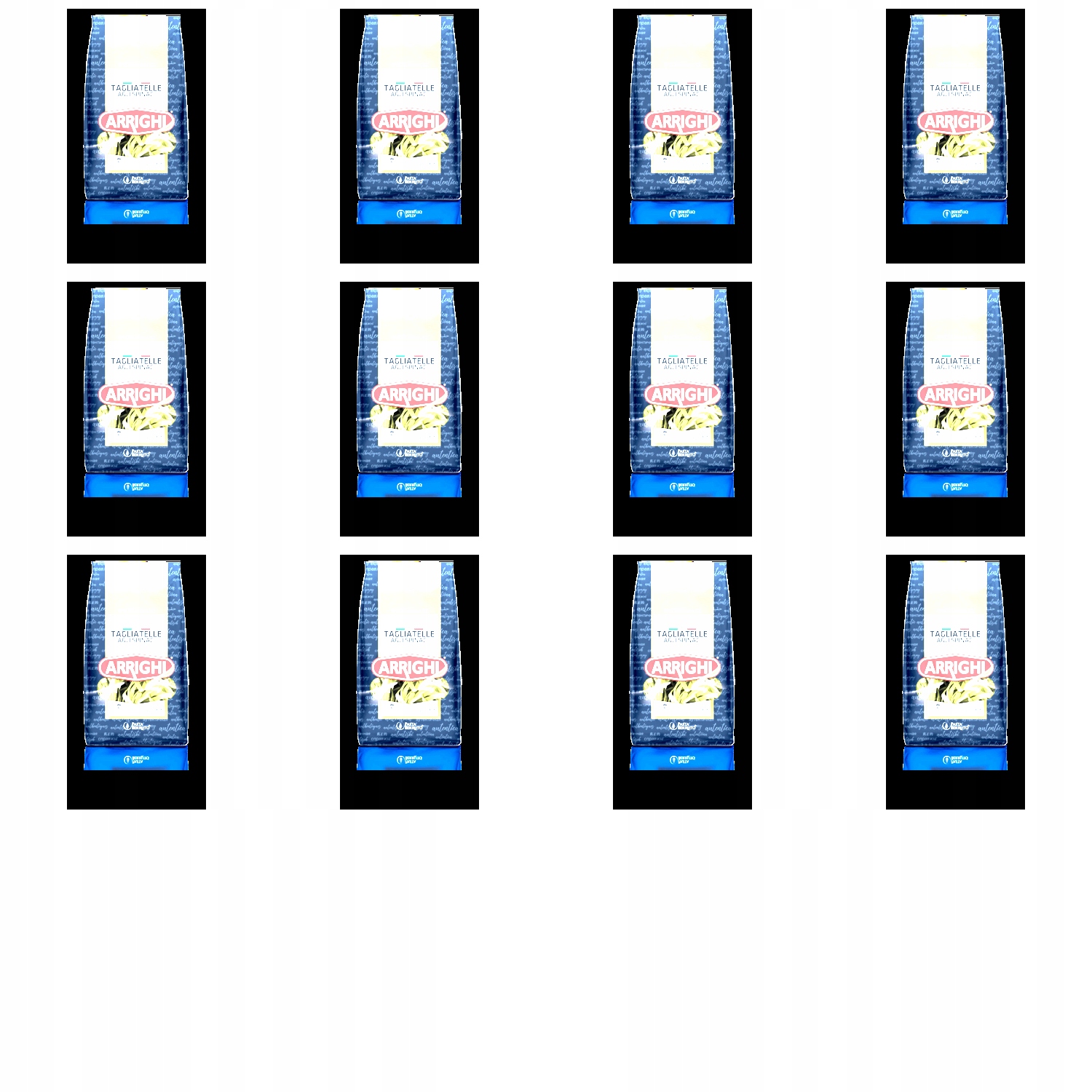 12x 500g Arrighi makaron tasiemka szpinak Karton