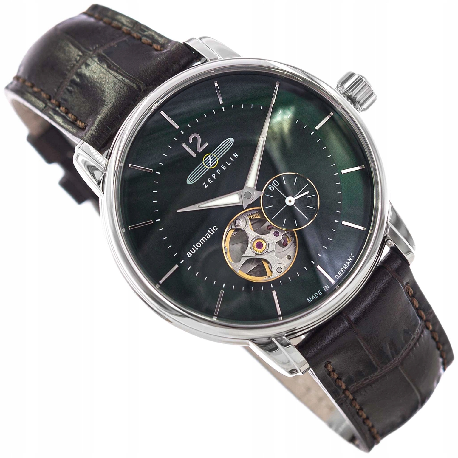 Pánské Hodinky Zeppelin 8166-4 LZ120 Bodensee Open Hear Automatic Neobrite