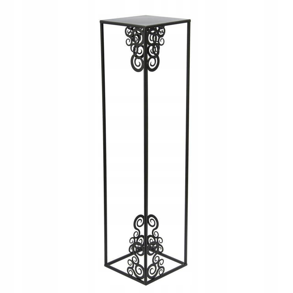 

Geometryczny kwietnik stojący z metalu 80cm czarny