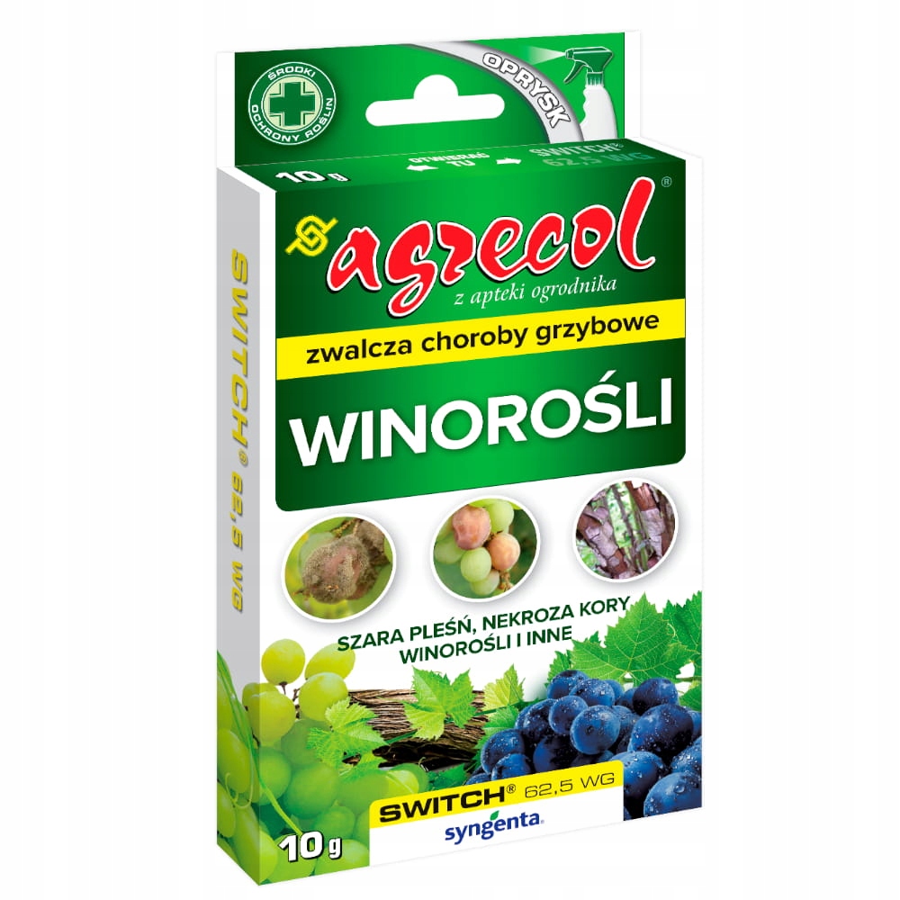 

Choroby Grzybowe Winorośli Switch 62,5WG Agrecol