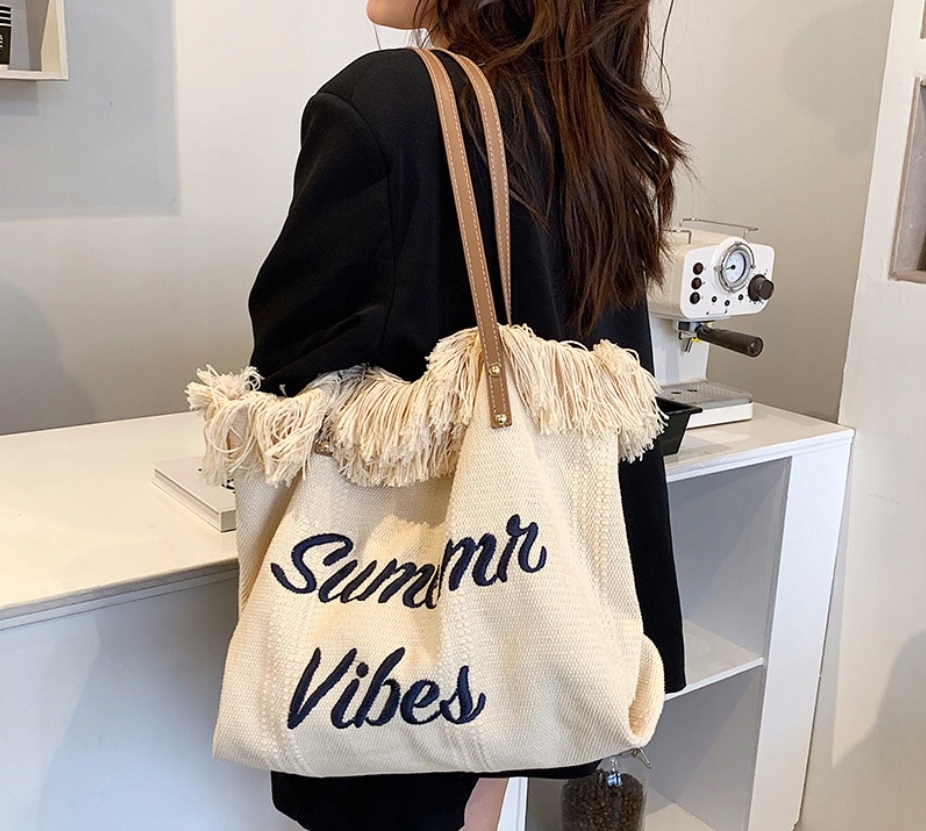 DUŻA DAMSKA TORBA ZAKUPOWA PLAŻOWA MIEJSKA SHOPPER Model TP11BR