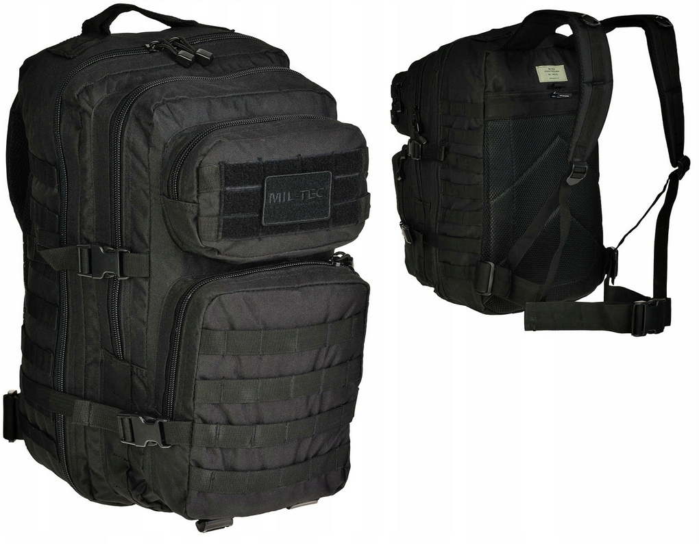 Batoh Vojenský taktický turistický Mil-Tec Assault Velký 36L černý