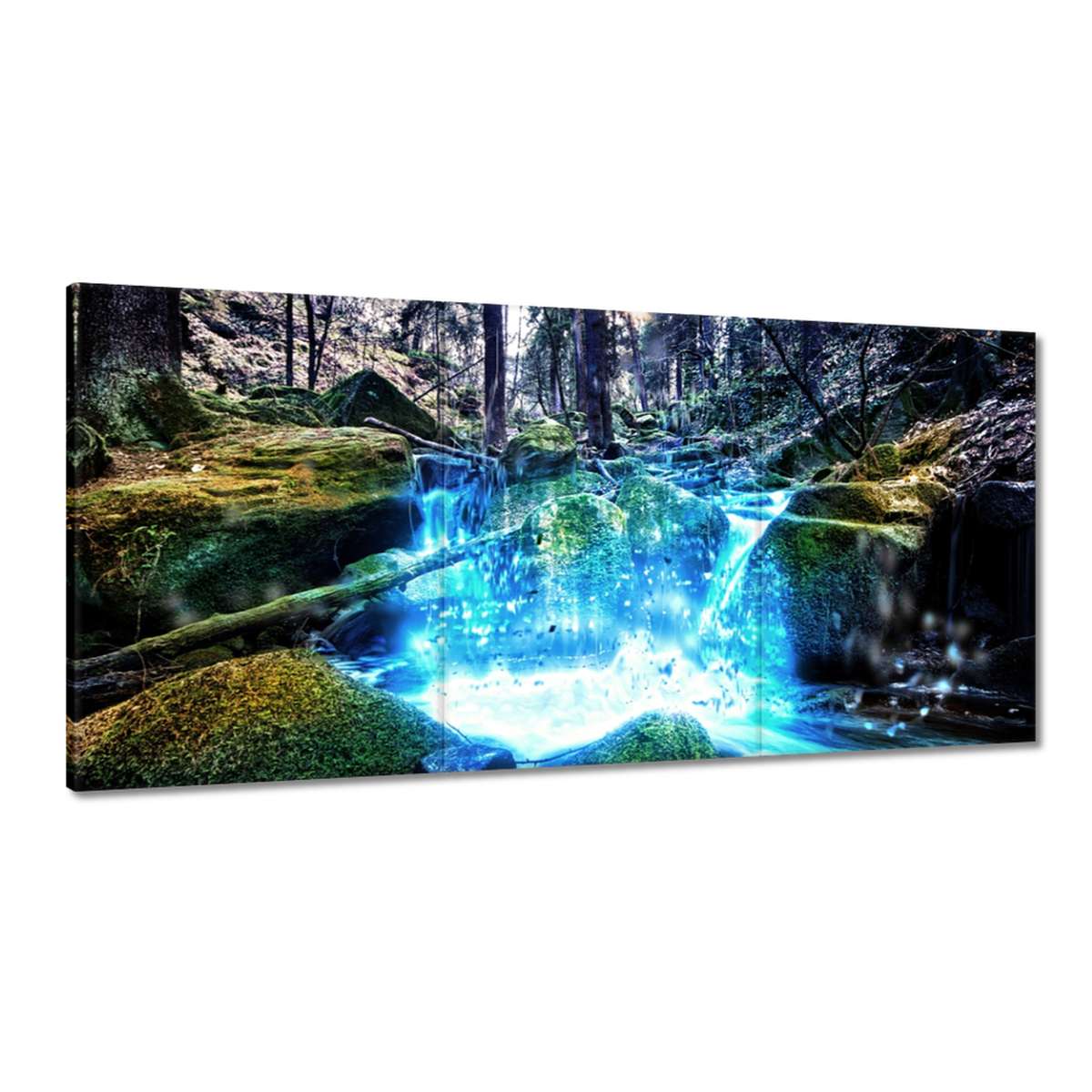Obrazy 180x90 Vodopád na rieke Hory Les