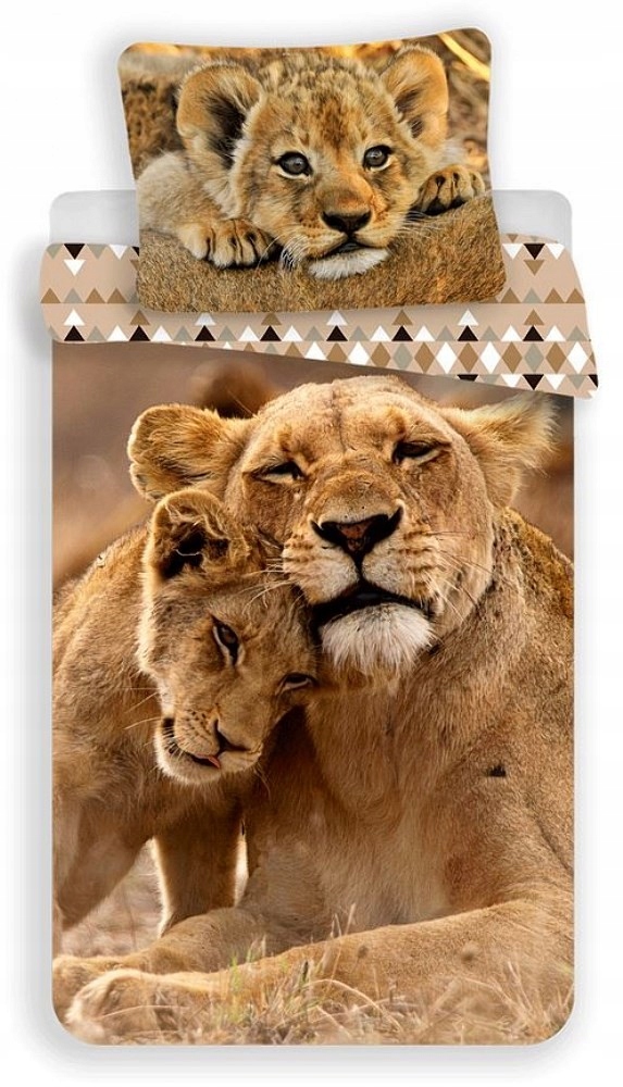

Pościel Lwy lwiątka lew 8568 Jerry Fabrics 140x200