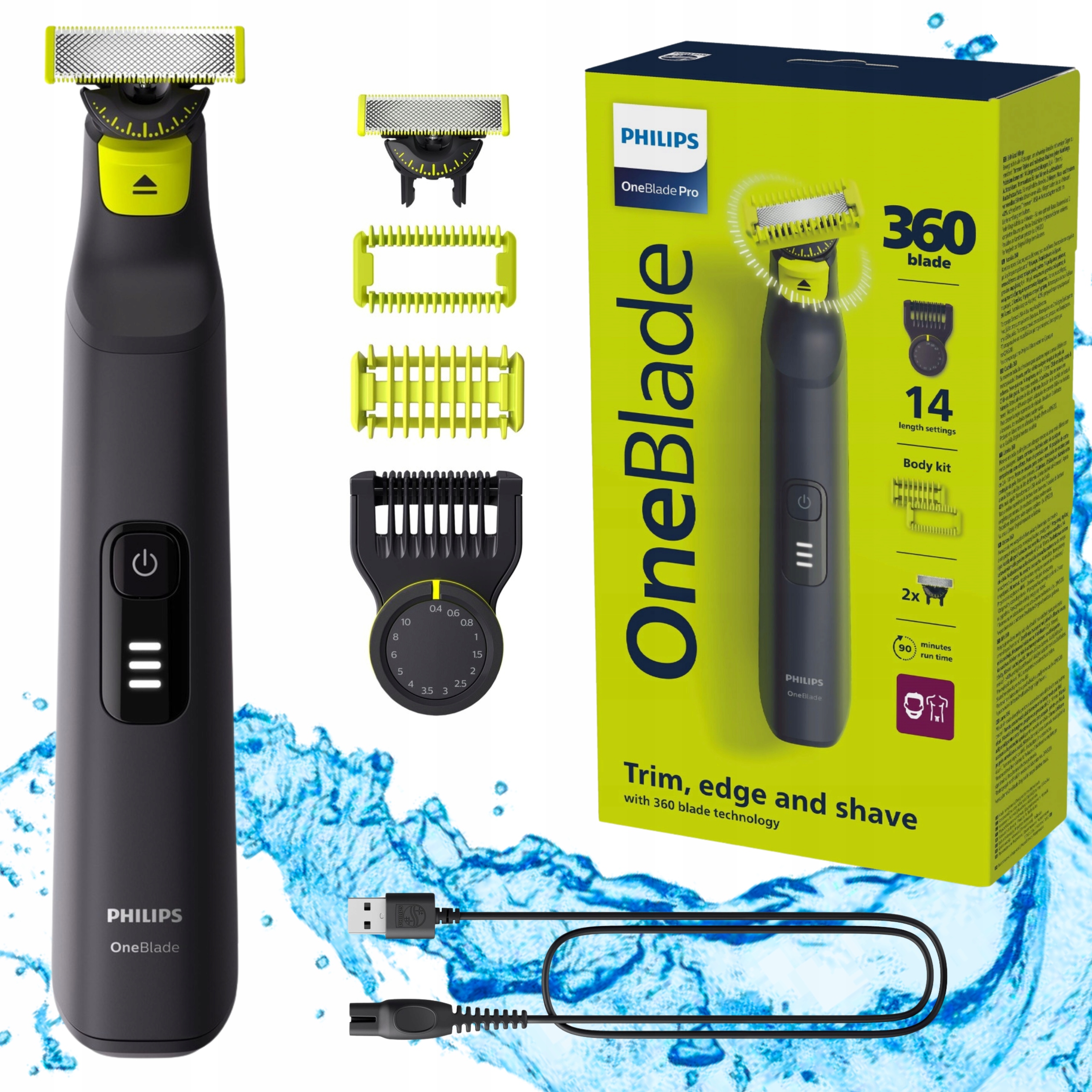 Golarka Philips Oneblade Pro Maszynka Do Golenia Trymer Pro 360