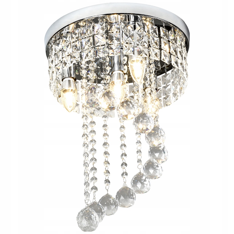 

Żyrandol Kryształowy Lampa Sufitowa Plafon Wisząca