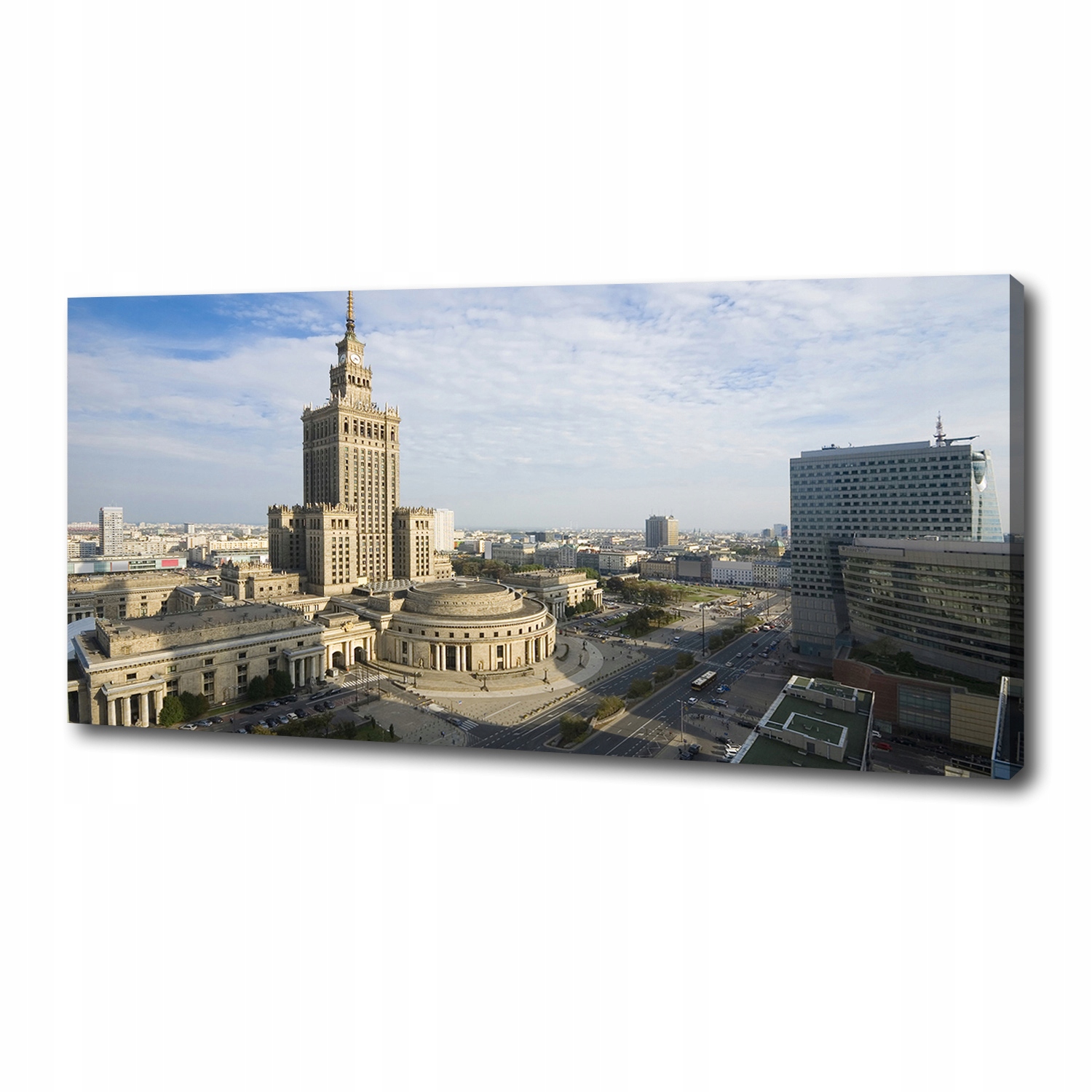 

Foto obraz na płótnie Pałac Kultury 125x50 cm