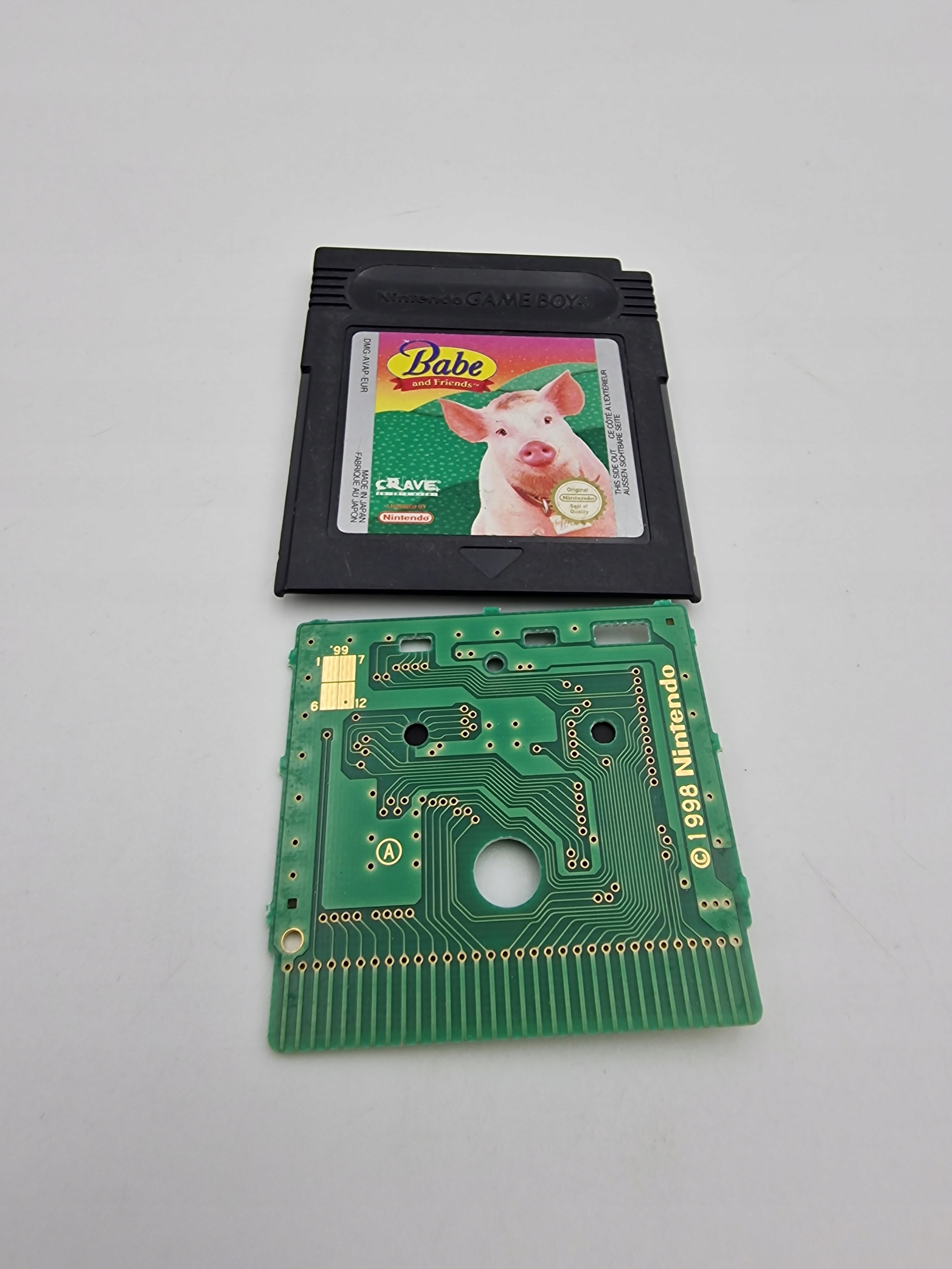 GAME BOY BABE AND FRIENDS ORYGINAŁ Wersja językowa Angielska