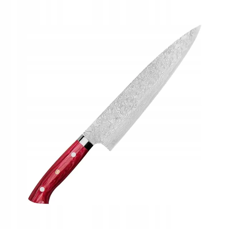 Nóż szefa kuchni 24 cm Takeshi Saji Red Turquoise R2