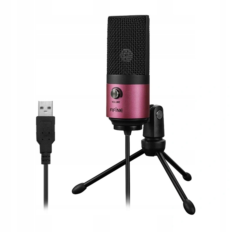 Kondenzátorový mikrofon Fifine K669BP (růžový)