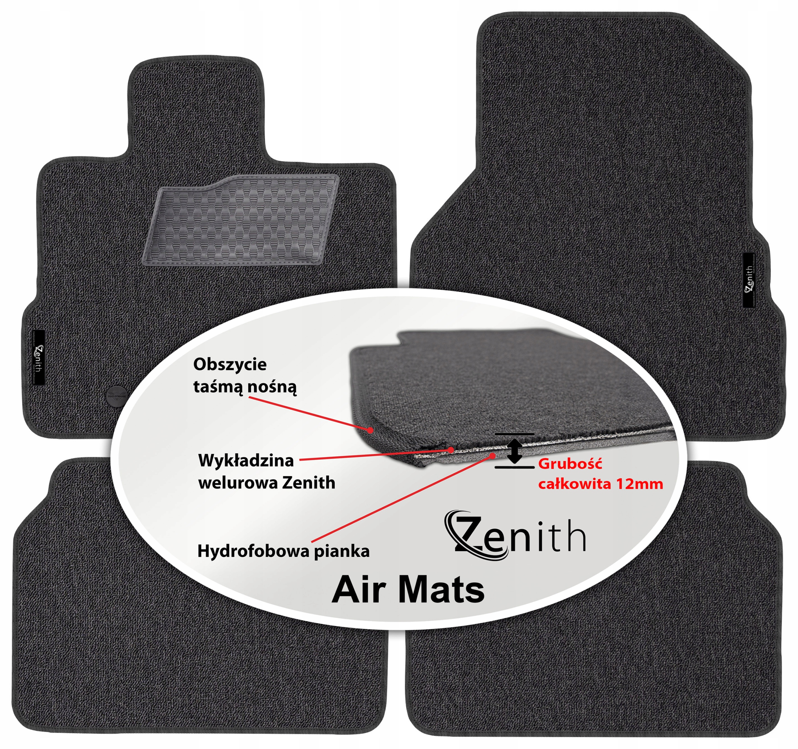 Gmc Terrain 2010-2017 Velurové koberce do auta Zenith Air Mats