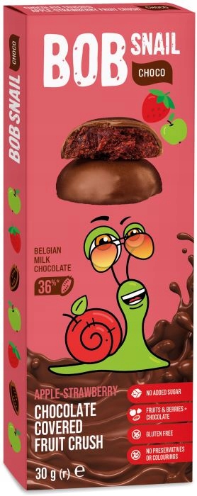 ŚLIMAK Bob Snail CIASTKO + CZEKOLADA | PRZEKĄSKA CHOCO MIX SMAKÓW Wiek podawania brak informacji