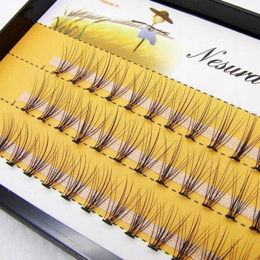 

Rzęsy Nesura Eyelash Kępki Rzęs Jedwabne 10mm