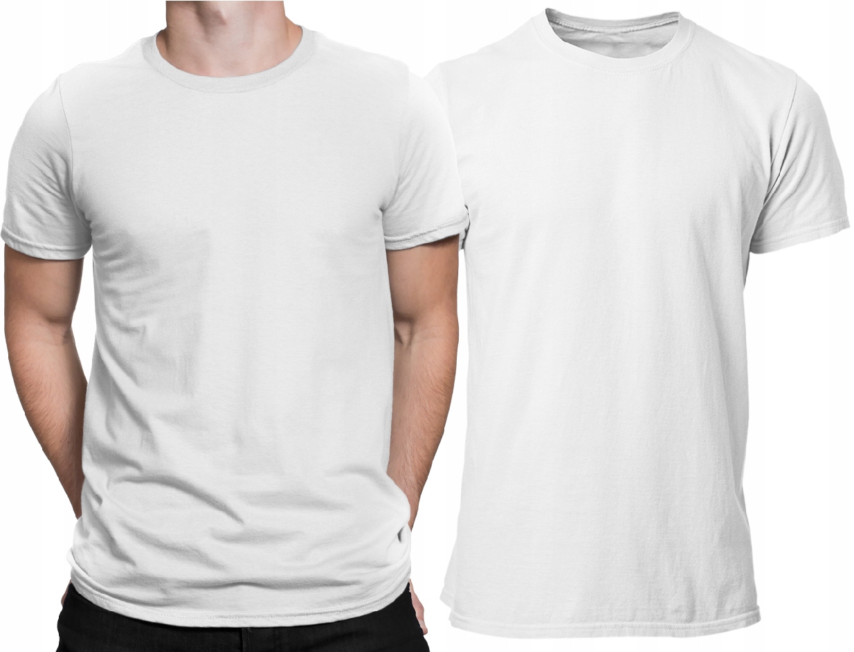 

T-shirt Koszulka męska Bawełna 180g Biała M