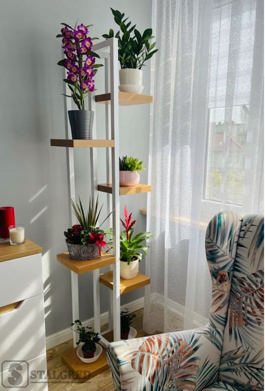 KWIETNIK LOFT INDUSTRIALNY STOJAK DO KWIATÓW Maks. szerokość 50 cm