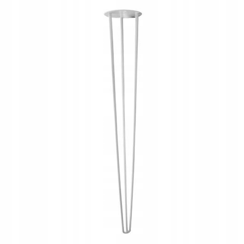 Ocelová noha Hairpin 3 tyčová Bílá 71 cm Italy