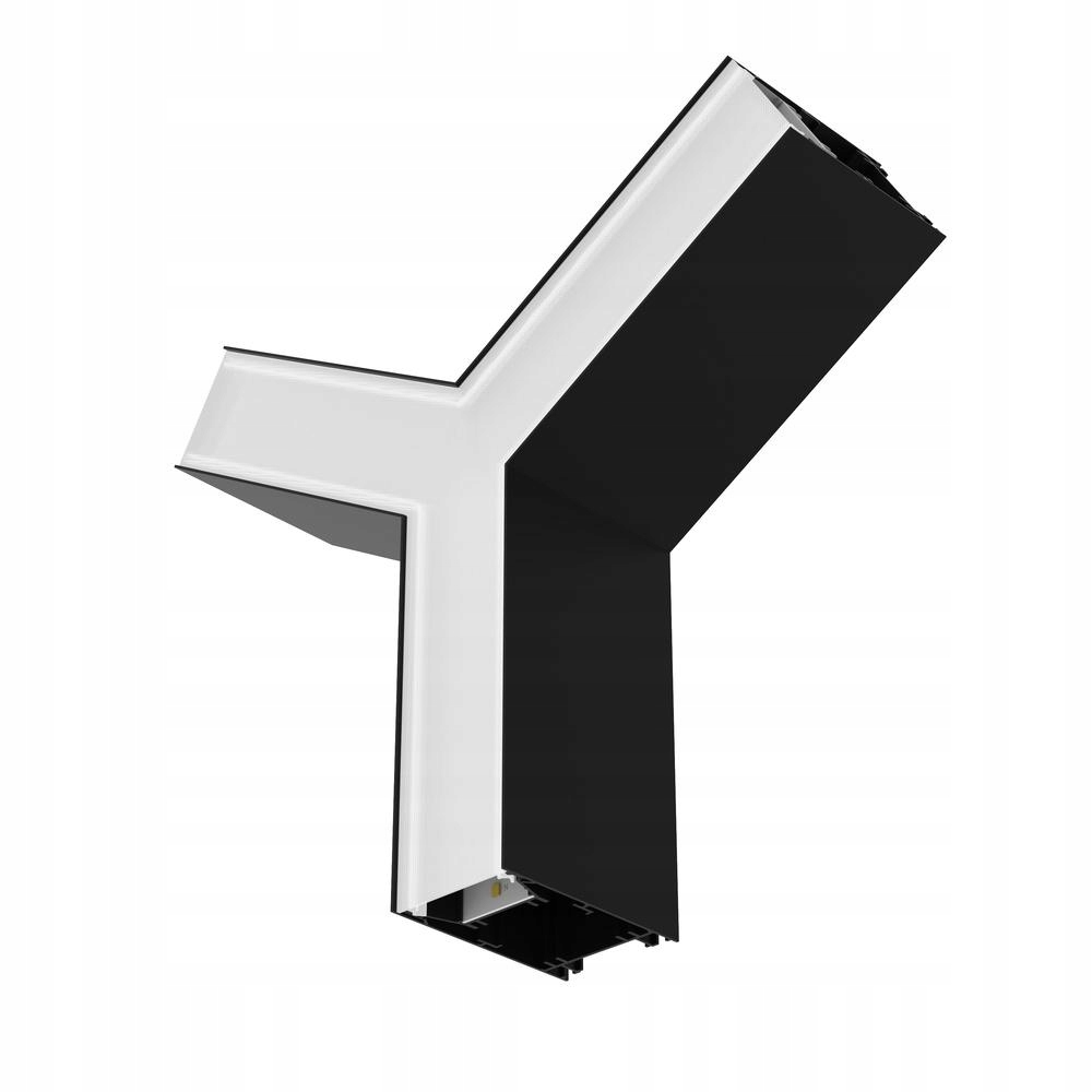 Spojka pre lineárne svietidlá 10.2W 1300lm Cct Tvar Y Čierny Office Linear