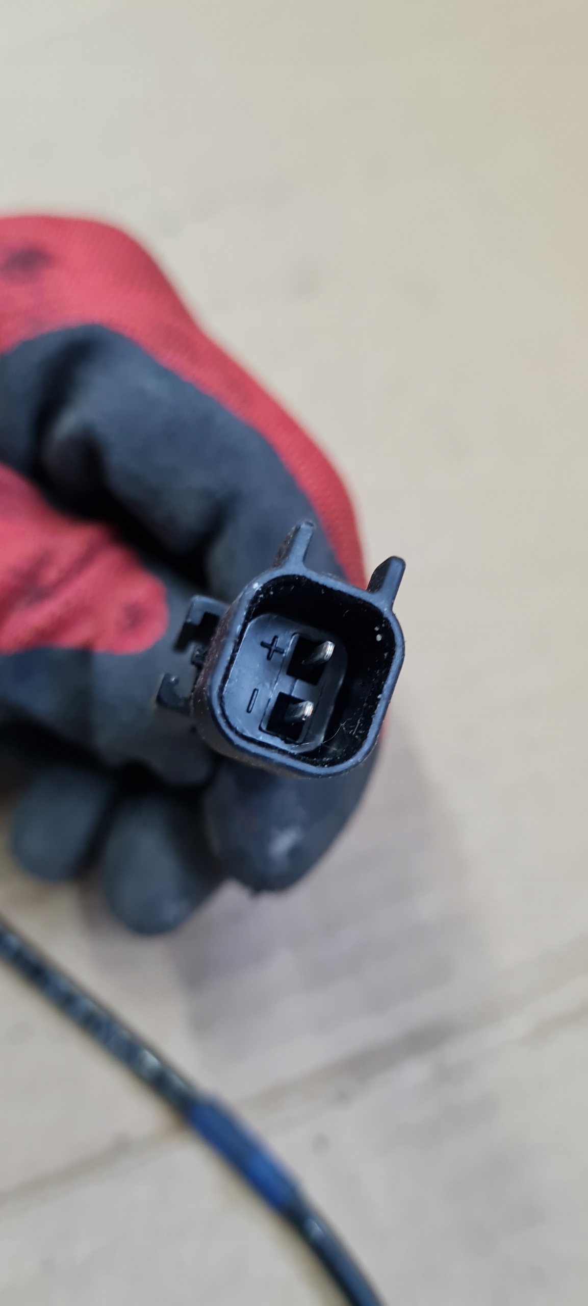 DODGE CHARGER sensor ABS wiring front wheels