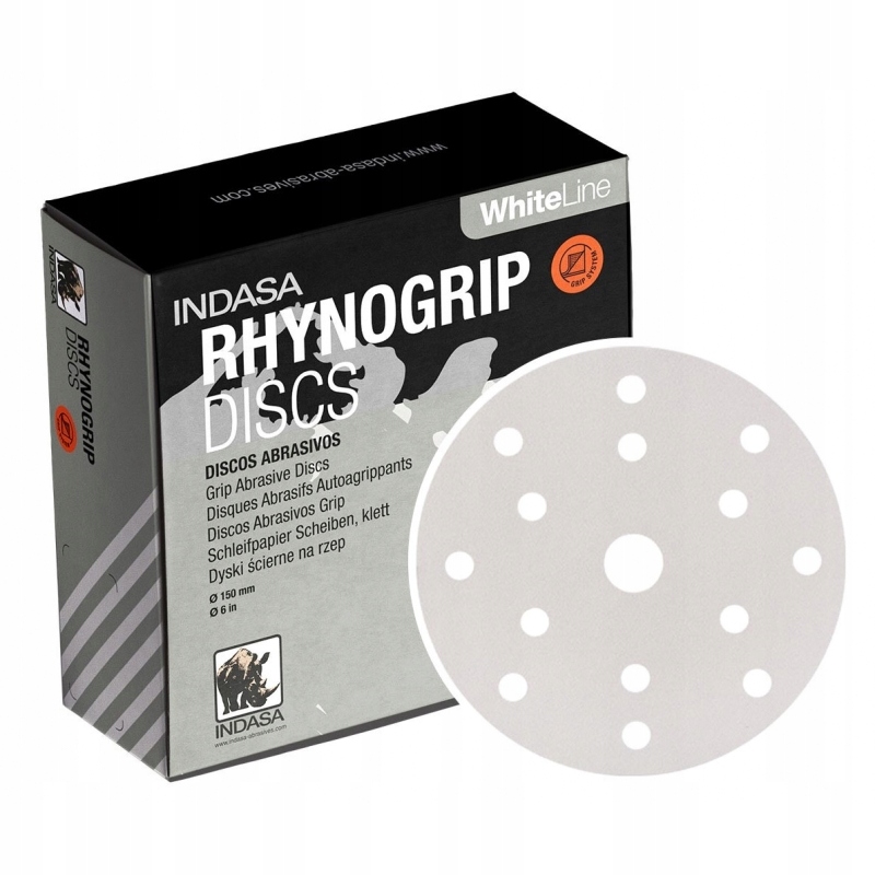 Indasa Krążek Ścierny 15H 150mm White P150