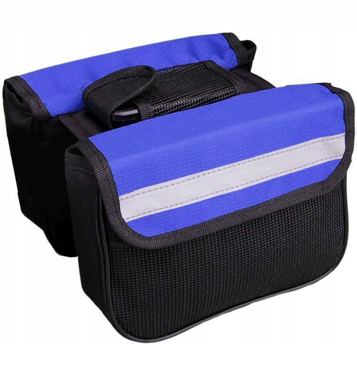 TORBA SAKWA ROWEROWA NA RAMĘ ROWER KIESZENIE ODBLASKI DWIE KOMORY RZEP EAN (GTIN) 5907621813918