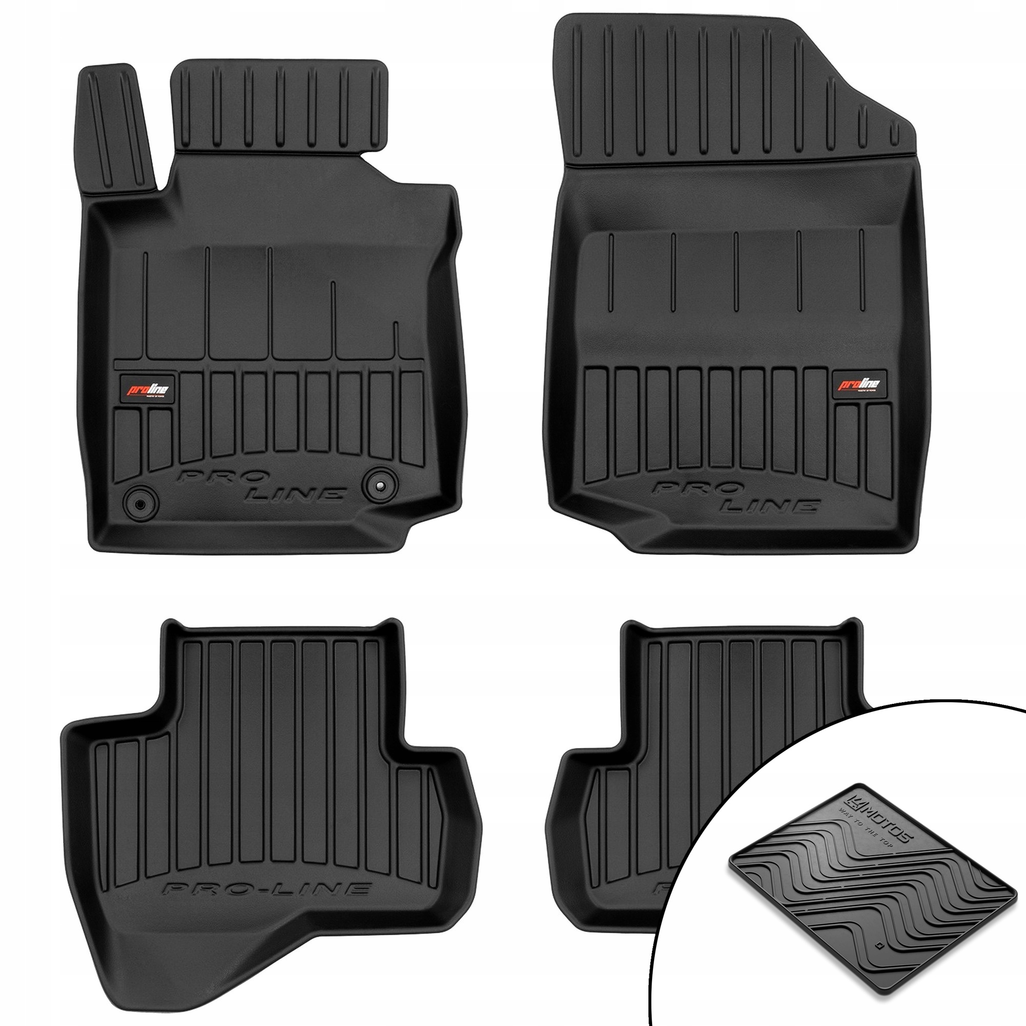 3D gumové rohože Peugeot 107 2005-2014 rohož zdarma