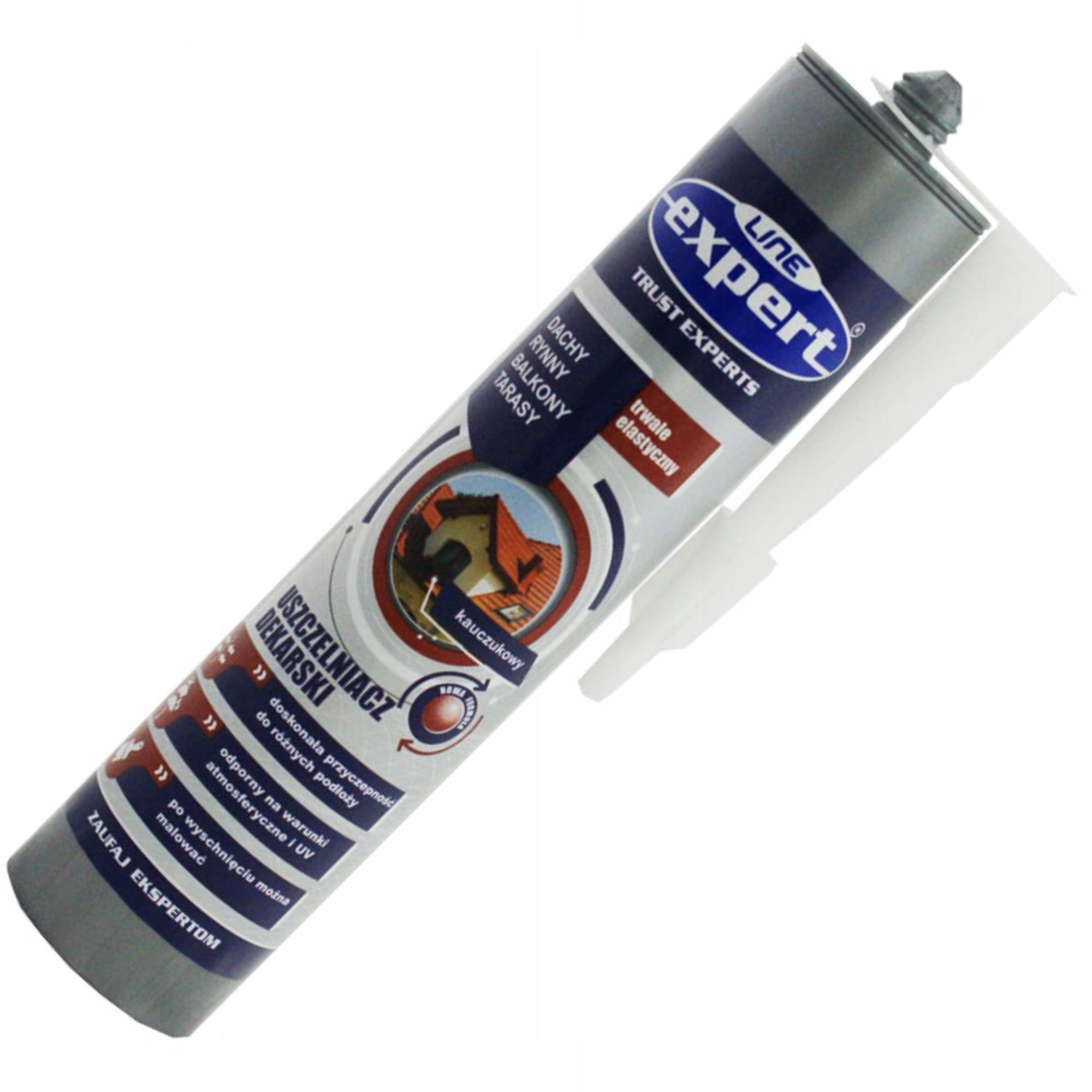 

Uszczelniacz Dekarski Wodoodporny Kauczuk Brązowy