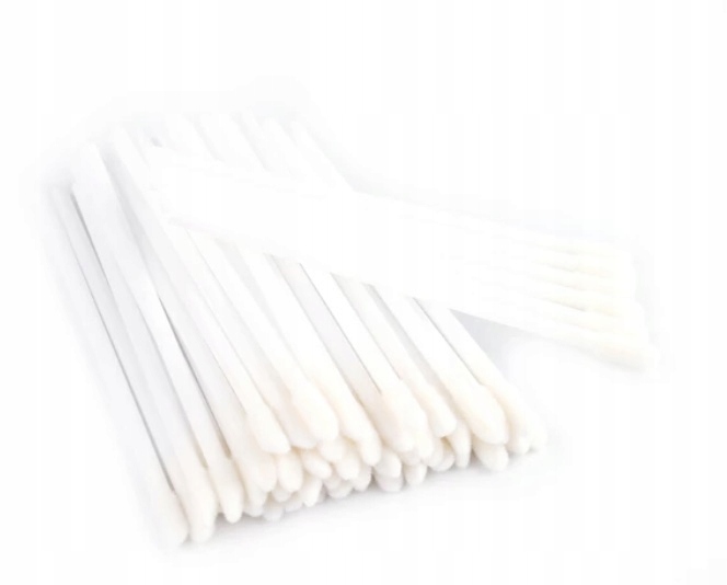 APLIKATORY WELUROWE DO RZĘS - BIAŁE 50 SZT