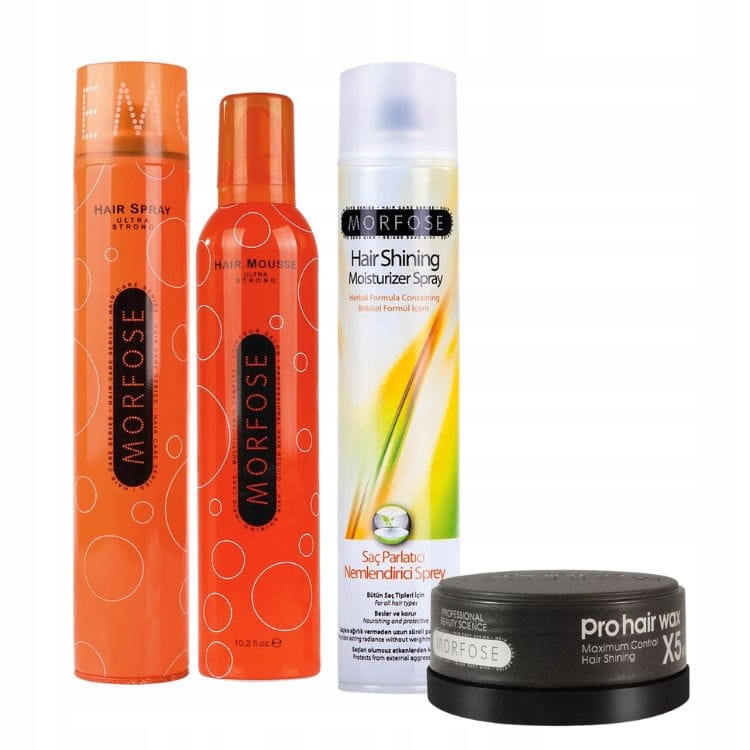 Morfose Sada Laků 400 ML Pěna 350 ML Vosk 150 ML Leštidlo 400 ML