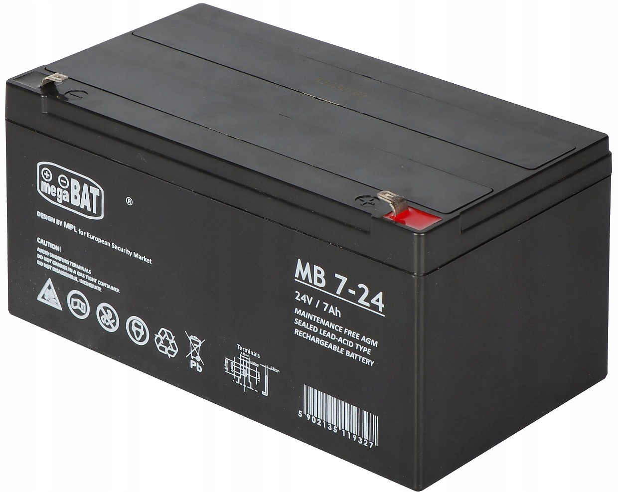 AKUMULATOR 24V/7AH-MB megaBAT