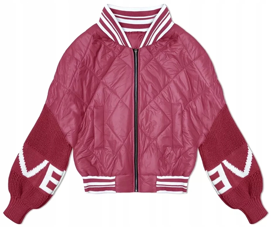 Dámská Bunda Bomber 2439 Růžová XL (42)