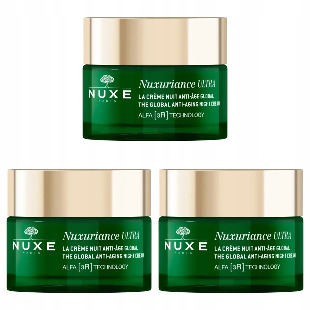 3x Nuxe Nuxuriance Ultra, krem przeciwstarzeniowy na noc, 50 ml