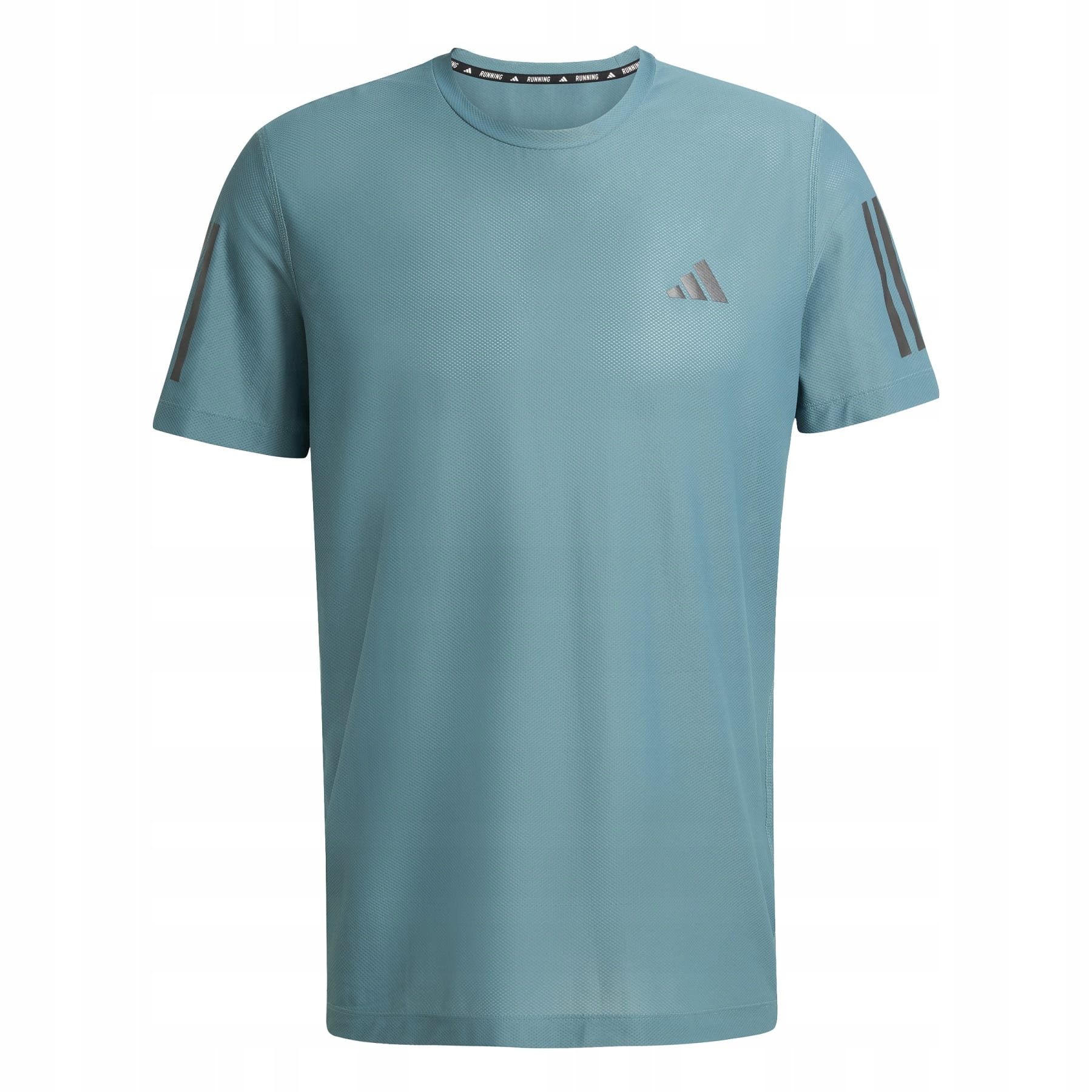 Koszulka do biegania męska adidas Own The Run turkusowa JW9799 r Xs