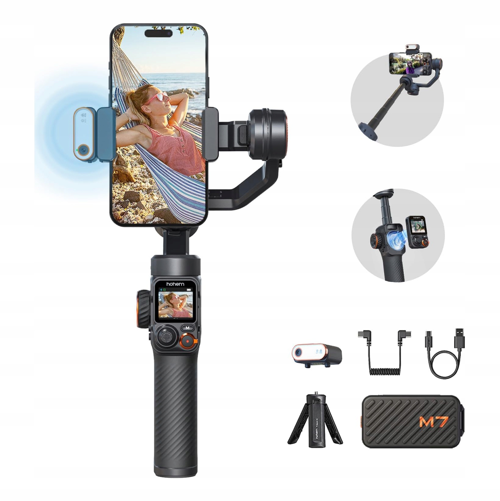 Hohem iSteady M7 stabilizator gimbala do smartfona