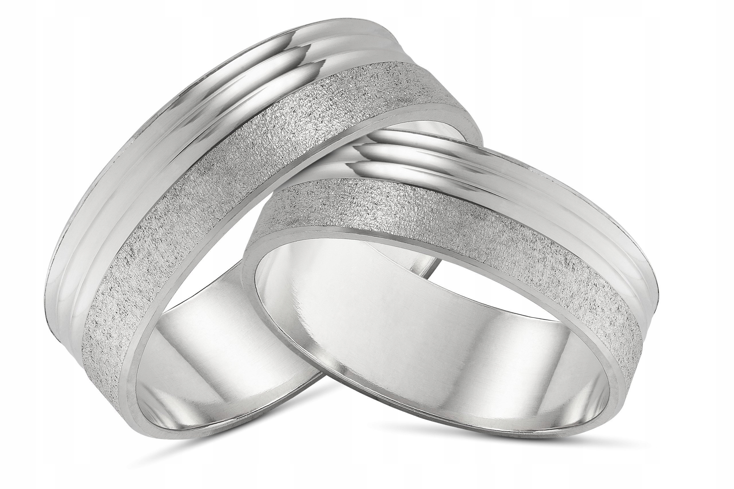 

Obrączka srebrna 925+GRAWER 7mmOB36 bezszwowe Ślub