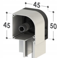 MOSKITIERA ZWIJANA PIONOWA ROLOWANA 126x116CM BIAŁA WIND 45 Marka inna