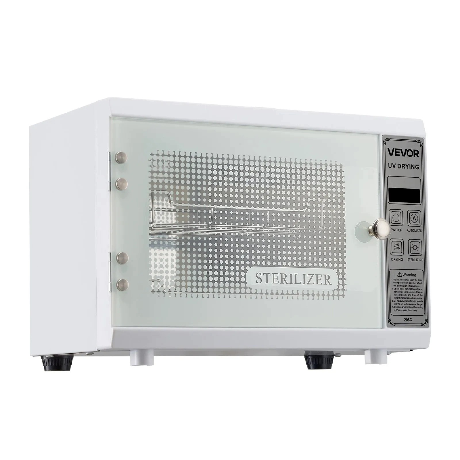 Uv sterilizátor na nehty bílý prémiový 12 l 160 W 185 nm časovač čištění