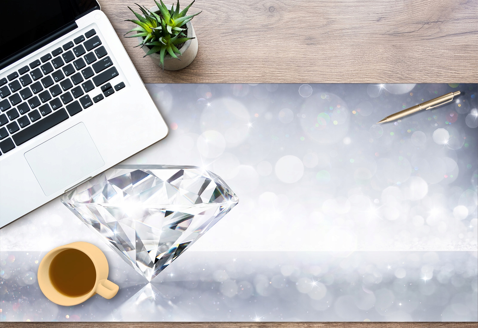 Podkładka na biurko MALM z ikea 140x65 diament Marka matoMAT