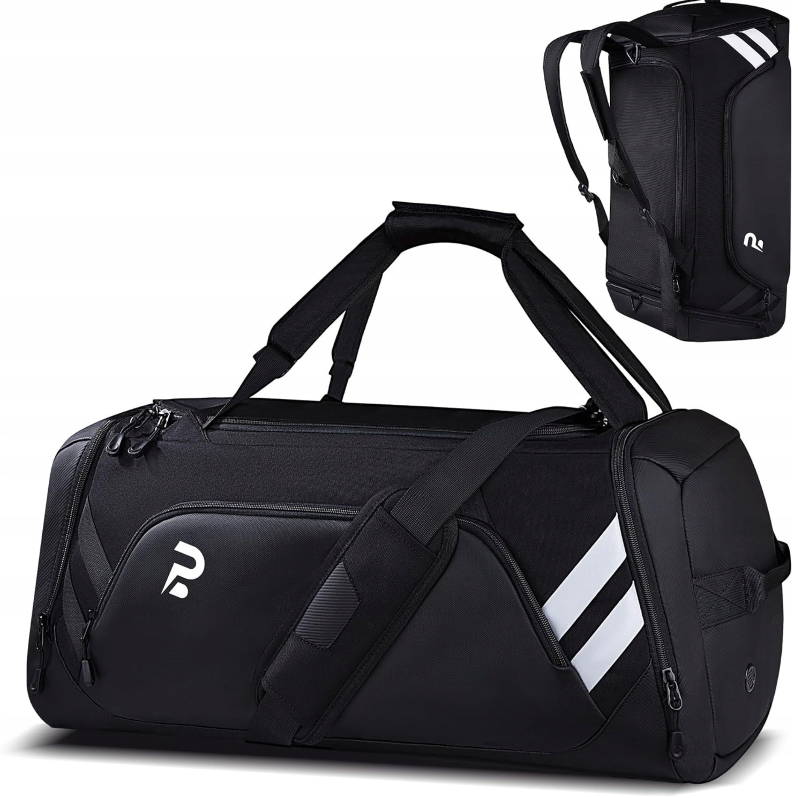 Torba sportowa Balitta 58L 4w1 wodoodporna na buty podróżna Oxford 1000D