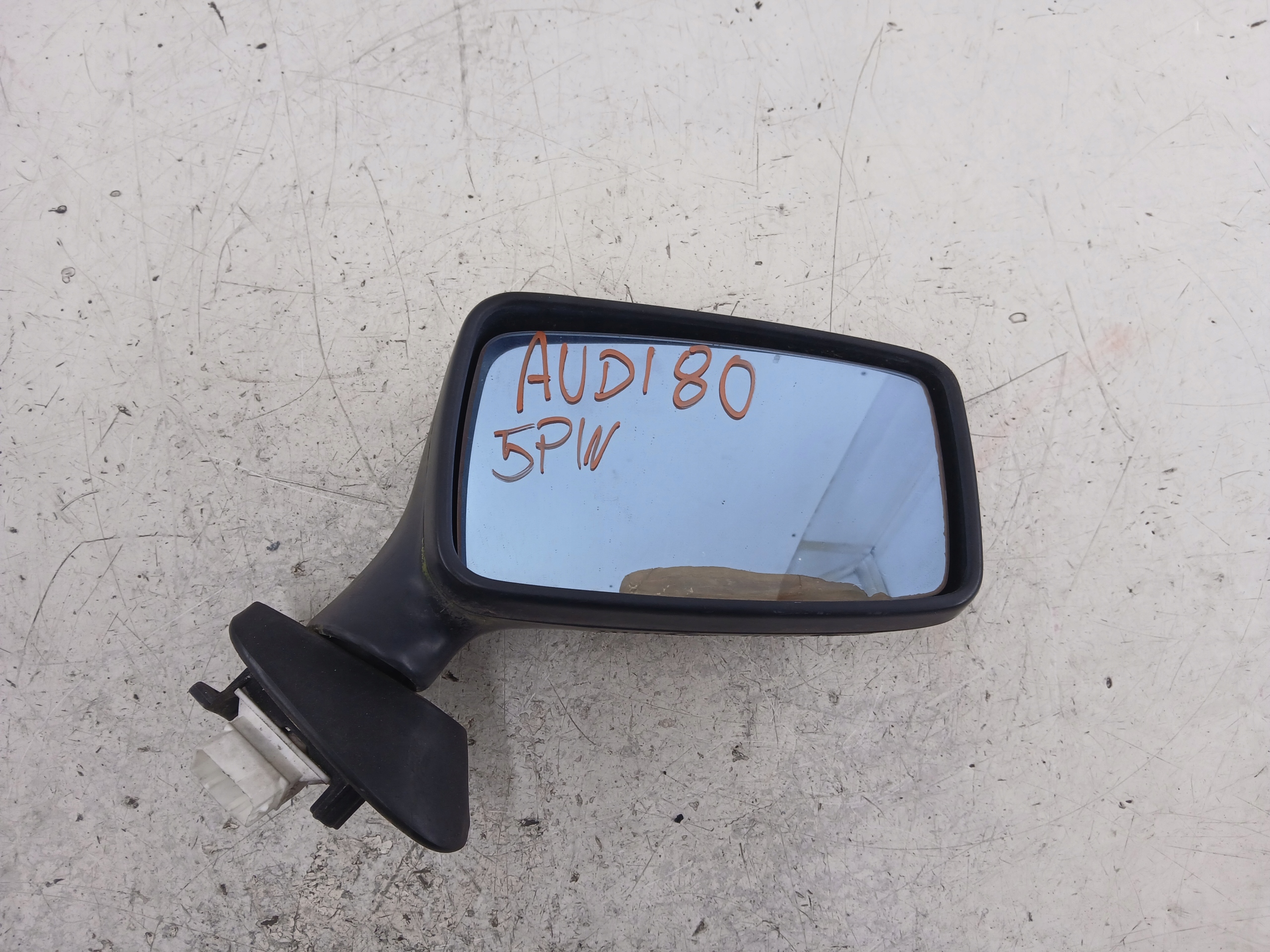 AUDI 80 B4 mirror right 5 PIN black,
