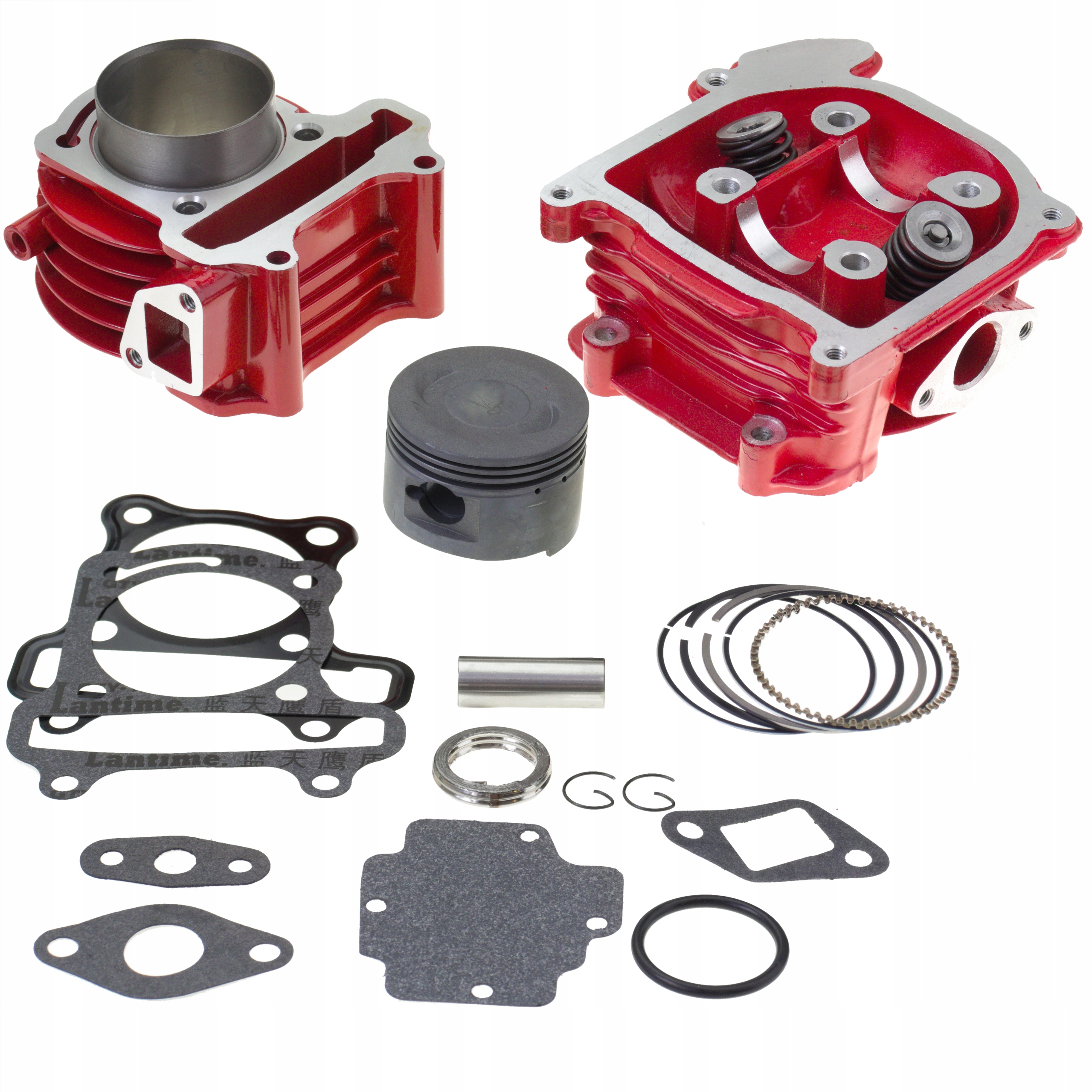 CYLINDER 100 GŁOWICA SKUTER 4T GY6 DUŻE ZAWORY