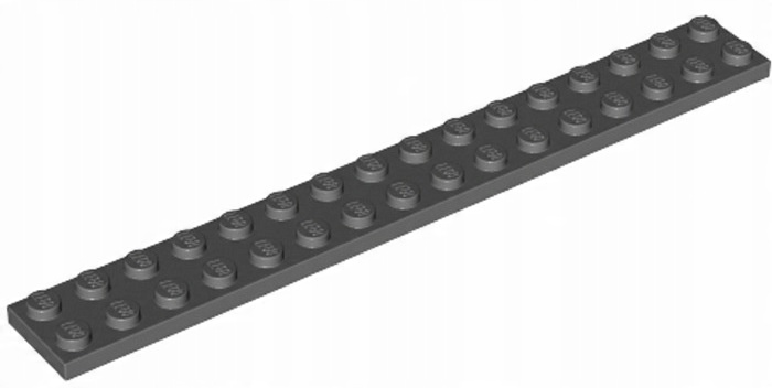 

Lego Płytka 2x16 Ciemno Szara (4282/4210796) 1szt