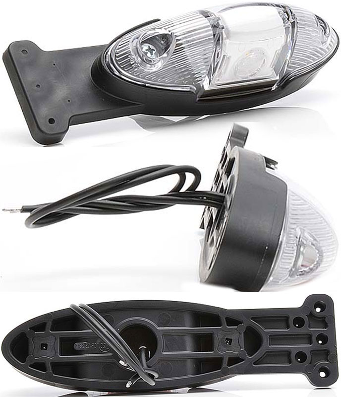 LAMPA OBRYSOWA PRZEDNIO-TYLNA OBRYSÓWKA LEWA WAŚ