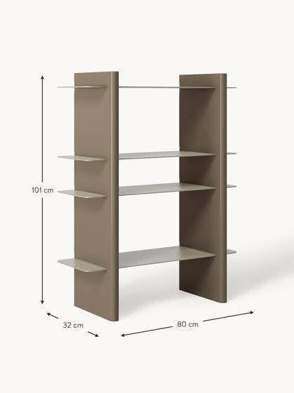 Regał RAMI kolor beżowy