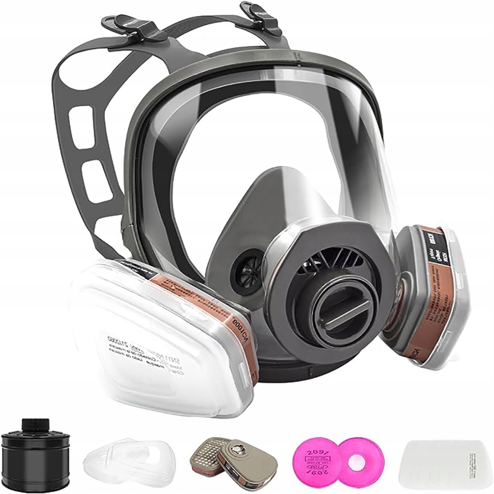 MASKA PEŁNOTWARZOWA MASKA MALARSKA DO MALOWANIA NATRYSKOWEGO