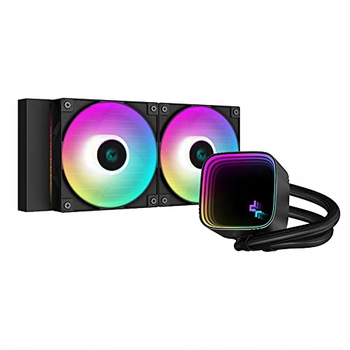 2× Chłodzenie wodne Deepcool LS520 SE 240mm Black