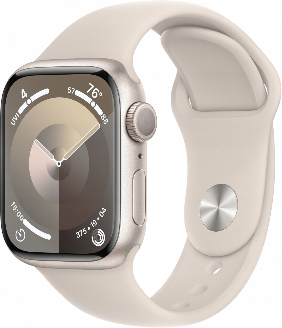 Smartwatch Apple Watch Series 9 GPS 45mm kremowy M/L