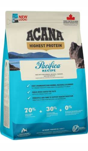 Levně Acana Highest Protein Pacifica Dog 2KG Krmivo pro psy s vysokým obsahem bílkovin, Pacifik, 2 kg