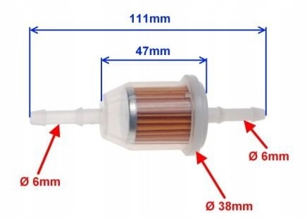 PIAGGIO X9 X8 VESPA GTS GILERA RUNNER filtr paliwa Producent Wilmat