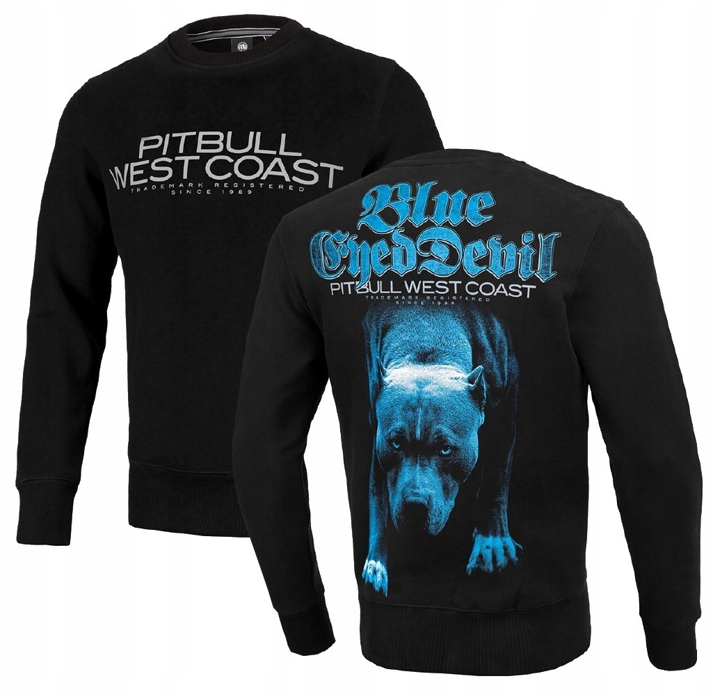 Pánská Mikina Pitbull West Coast Bed Černá 3XL